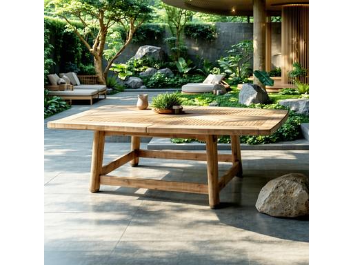 Mesa exterior de teca