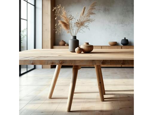 Mesa nórdica de roble