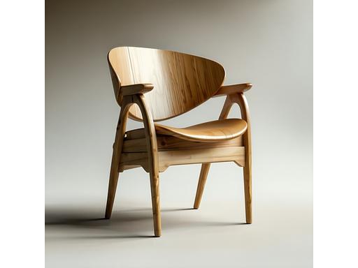 Silla ergonómica de roble