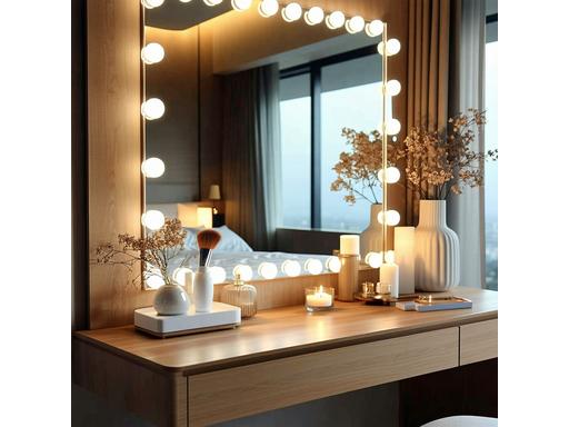 Tocador con luces LED