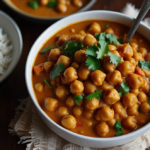 Coconut chickpea curry